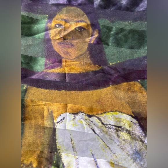 Paul Gauguin Pastorales Tahitiennes, 1893 Painting Silk Scarf 54”X 15.5” - Picture 5 of 6
